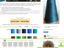 Tablet Screenshot of customyarn.com